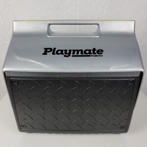 Igloo Playmate The Boss Cooler 14-16qt Silver Black Swivel Lid Rugged Hardsided